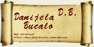 Danijela Bucalo vizit kartica